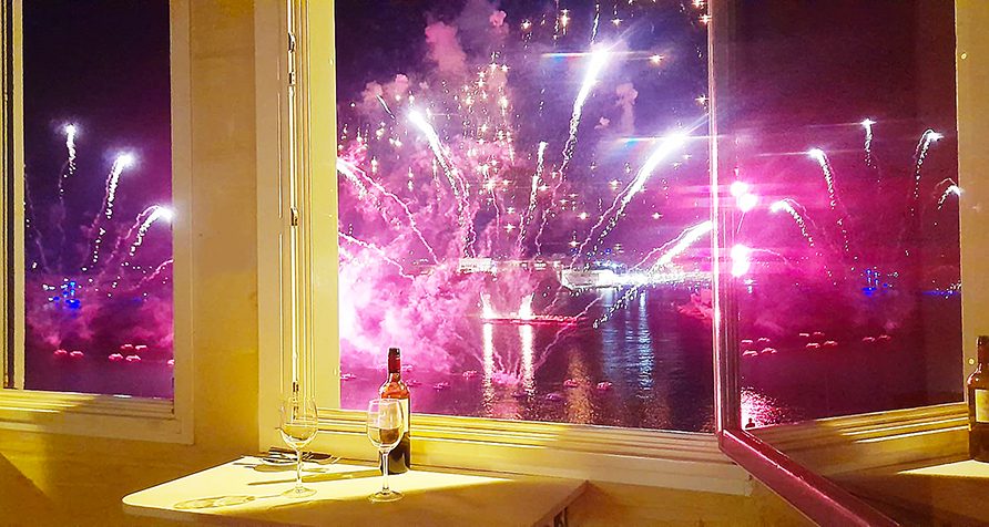 Port 531 Front Row Seat at the International Fireworks Festival Malta