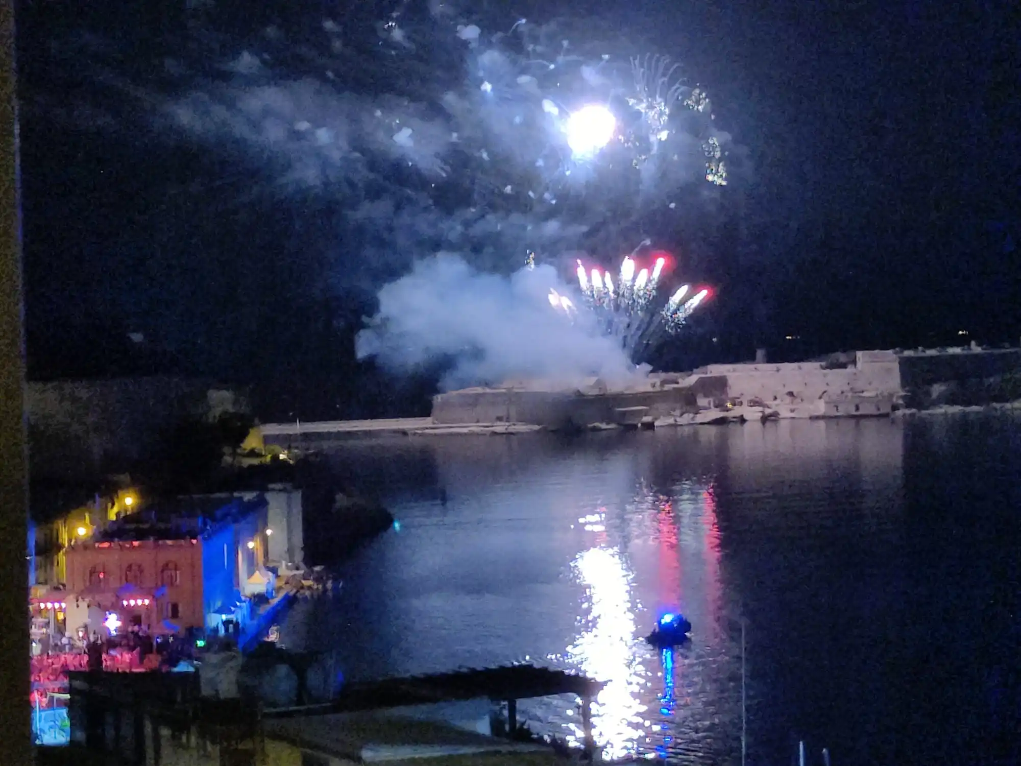 International Fireworks Festival in April, from the window